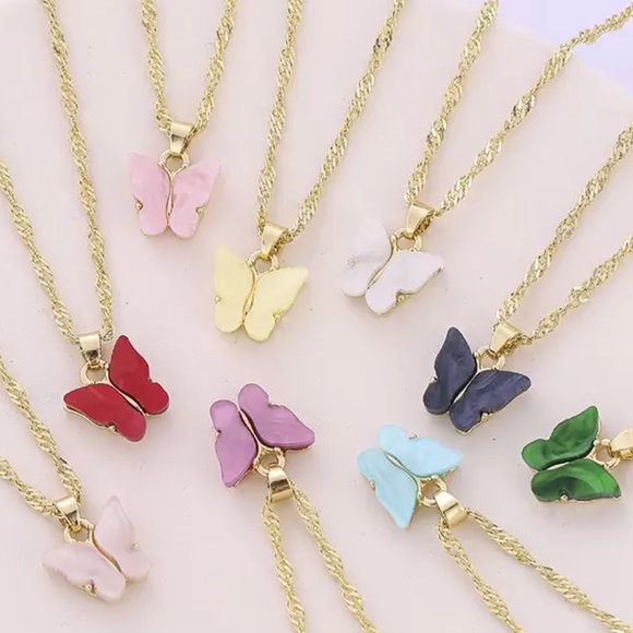 Butterfly necklace - Picture 5 of 8